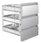 Nordcap Kühltisch (4 Abteile) CRIO HPO 4-7051, für GN 1/1, zentralgekühlt,