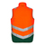 Safety Steppweste - 5XL - Orange/Grün - Orange/Grün | 5XL: Detailansicht 3