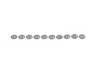 Sticker 121, 122, 123,124, 125, 126, 127, 128, 129, 130 for Waiter Keys