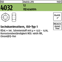 ISO 4032 12 M 8 flZnL/nc/x/x/480h/C VE=S