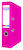Segregator DONAU Life, neon, A4/75mm, różowy