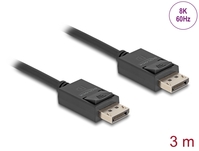 Delock DisplayPort Kabel 16K 30 Hz / 8K 60 Hz 40 Gbps 3 m