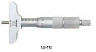 MITUTOYO Mélységmérő mikrométer skáladobos 0 - 75 mm / 0,01 mm 129-114