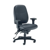 Avior Snowden Heavy Duty Chair Black PU (Adjustable seat height - 485 - 585mm) K