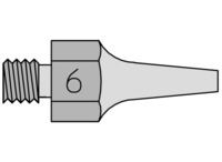 Saugdüse, Rundform, Ø 2.7 mm, (L) 24.5 mm, DS 116