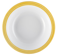 Suppenteller Bistro; 600ml, 20.5 cm (Ø); gelb; rund; 5 Stk/Pck