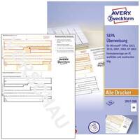 Avery-Zweckform Átutalás nyomtatvány SEPA DIN A4 Lapok száma: 200 2817-200
