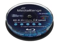 BD-R 25GB 6x, 10-pack printabl