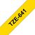 TZE641 18MM BLACK ON YELLOW TAPE - MOQ 25 TZE641, Black Címke szalagok