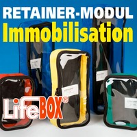 Retainer Modul M Immobilisation Lifebox Plane/schwarz (1 Stück), Detailansicht
