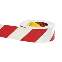 Hazard warning tape, self adhesive