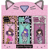 DISPLAY 12 LLAVEROS PARA REGALO GORJUSS™ "PURRRRRFECT LOVE"