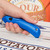 Pacific Handy Cutter® Sicherheitsmesser RSC-432, NSF-zertifizierter Lebensmittelschneider, blaues Cuttermesser mit Klebebandritzer und praktischer Öse