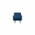 Sessel LISBOA LFTV.01.06 Samt schwarz/blau