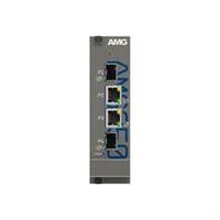 AMG350R-2F-2S - Switch - unmanaged - 2 x 10/100 + 2 x 100Base-FX / Gigabit SFP - plug-in module - DC power
