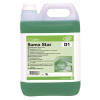 Suma Star D1 Washing Up Liquid Concentrate 5Ltr Pack Quantity - 2