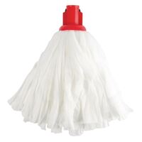 Jantex Standard Big Socket Mop Head in Red - Absorbent - Polyester & Viscose