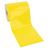 Polyesteretiketten-Band 100 mm Breite, gelb glänzend beschichtet, permanent, 40 lfm auf 1 Rolle/n, 1 Zoll (25,4 mm) Kern