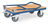 fetra® Klappwagen, Ladefläche 850 x 500 mm, 500 kg Tragkraft, Schiebebügel klappbar