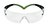 3M™ SecureFit™ 400 Reader Schutzbrille, schwarz/grüne Bügel, Antikratz-/Anti-Fog-Beschichtung, transparente Scheibe mit +1,5 Stärke, SF415AS/AF-EU