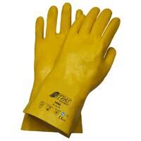 NITRAS Chemikalienschutzhandschuhe, gelb, vollbeschichtet, EN 388, EN ISO 374, Größe 9