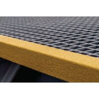 Slip resistant GRP stair nosing covers