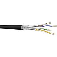 DRAKA 1001087-00100RW Hálózati kábel CAT 7 S/FTP 4 x 2 x 0.25 mm2 Fekete méteráru