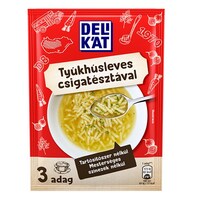 Instant tésztás leves DELIKÁT Tyúkhúsleves csigatésztával 40g