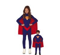 Disfraz de Superhéroe Azul para niños 7-9A