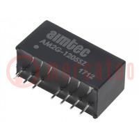 Converter: DC/DC; 2W; Uin: 9÷18V; Uout: 5VDC; Iout: 400mA; SIP8