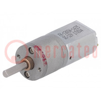 Motor: DC; with gearbox; 12VDC; 1.6A; Shaft: D spring; 36rpm; 391: 1