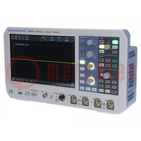 Oscilloscope: signaux mixtes; Ch: 4; 1GHz; 400Mpts; 0,5n÷500s/div