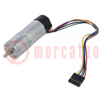 Motor: DC; with encoder,with gearbox; LP; 12VDC; 1.1A; 31rpm