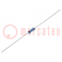 Resistor: thin film; THT; 1kΩ; 600mW; ±1%; Leads dim: Ø0.6x28mm