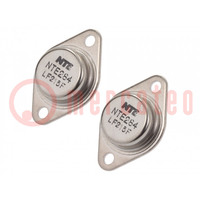 Transistor: NPN x2; bipolar; matched pair; 180V; 16A; 150W; TO3