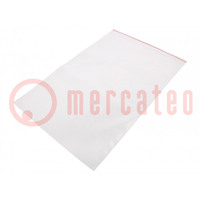 Self-seal bag; L: 340mm; Width: 240mm; Thick: 45um; polyetylene