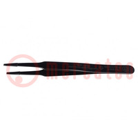 Tweezers; Blade tip shape: flat; Tweezers len: 125mm; ESD
