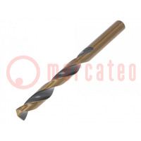 Drill bit; for metal; Ø: 10.5mm; Features: grind blade