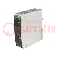 Power supply: switched-mode; for DIN rail; 120W; 48VDC; 2.5A; 89%