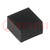 Self-adhesive foot; black; rubber; Y: 6mm; X: 6mm; Z: 4mm