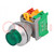 Switch: push-button; 30mm; Stabl.pos: 1; NC + NO; green; IP65; LBL30