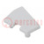 Cap for LED profiles; grey; 2pcs; ABS; GEN2,with hole; EDGE10