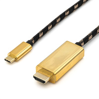 ROLINE GOLD USB Typ C - HDMI Adapterkabel, ST/ST, 2 m