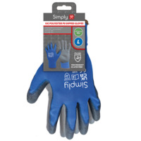 L 13G POLYESTER PU COATED GLOVES