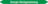 Mini-Rohrmarkierer - Energie Rückgewinnung, Grün, 1.2 x 15 cm, Polyesterfolie