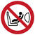 Verbotsschild, Folie, Kindersitz installieren verboten, 3,0cm, 15 Stk/Bogen DIN EN ISO 7010 P074