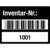SafetyMarking Etik. Inventar-Nr. Barcode und 1001 - 2000 4 x 3 cm, Rolle, VOID Version: 01 - schwarz