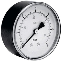 ICH MANOMETER -1-0 BAR, 40 MM, 1/8 HINTEN