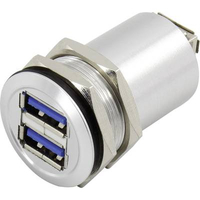 TRU COMPONENTS CONECTOR USB A DOBLE HEMBRA 3.0 USB-14 1408768. CONTENIDO: 1 UNIDAD.