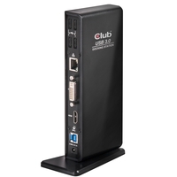CLUB3D SENSEVISION USB 3.0 DUAL DISPLAY DOCKING STATION - DOCKING STATION - DVI, HDMI
